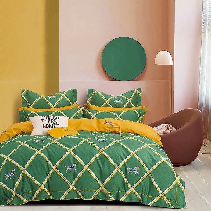 Σύγχρονη κάλυψη καθορισμένο 200TC Duvet βαμβακιού πολυτέλειας ζωηρόχρωμη τυπωμένη