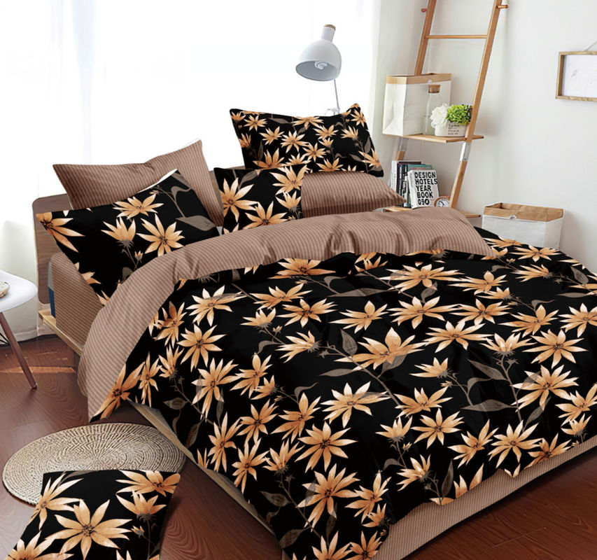 Πολυ χρώματος σύνολα 70-130gsm κλινοστρωμνής Microfiber εκτύπωσης Floral